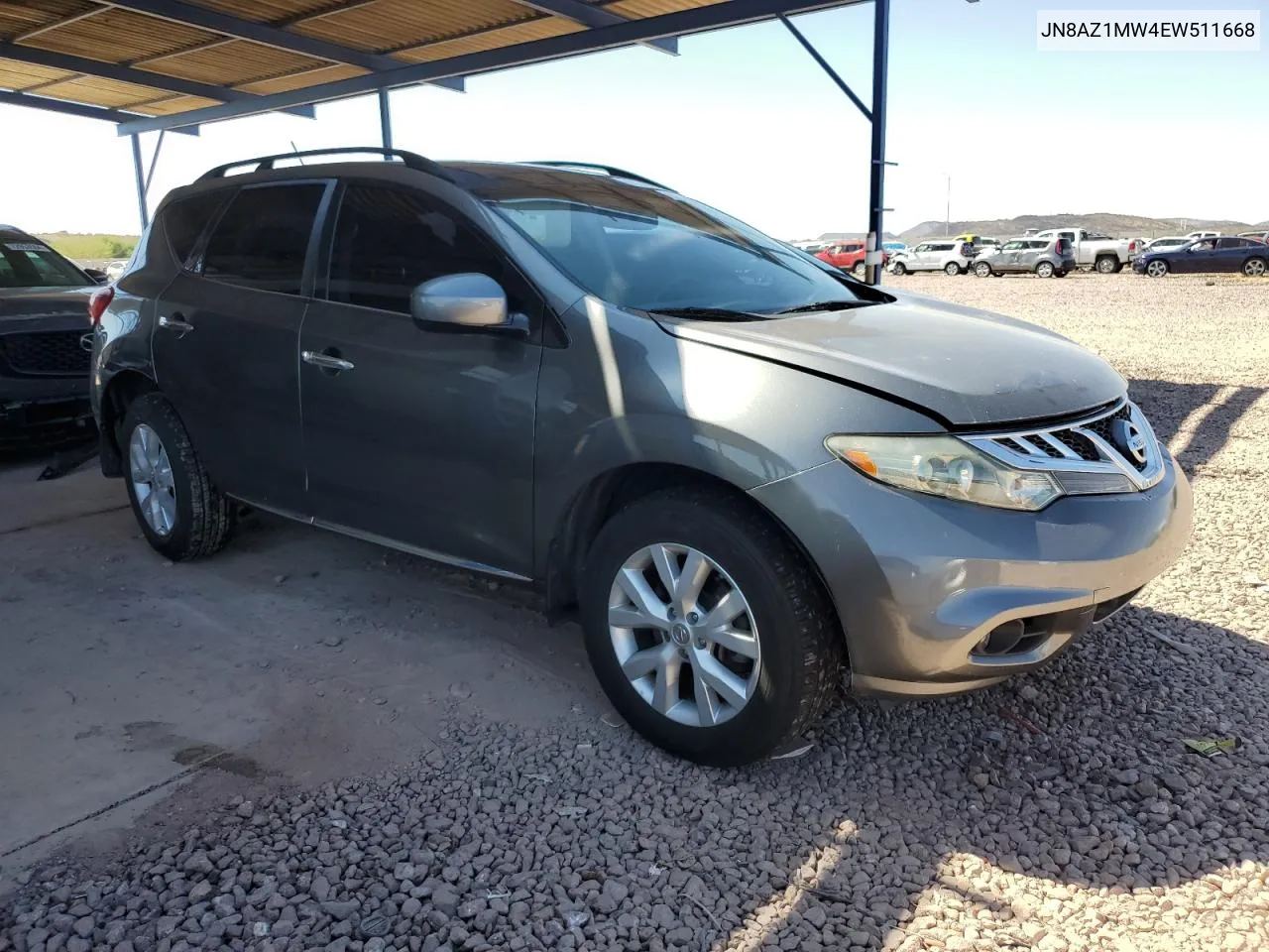 2014 Nissan Murano S VIN: JN8AZ1MW4EW511668 Lot: 73178304