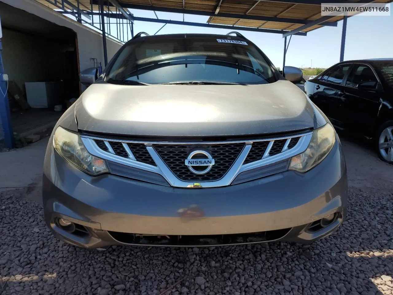 2014 Nissan Murano S VIN: JN8AZ1MW4EW511668 Lot: 73178304