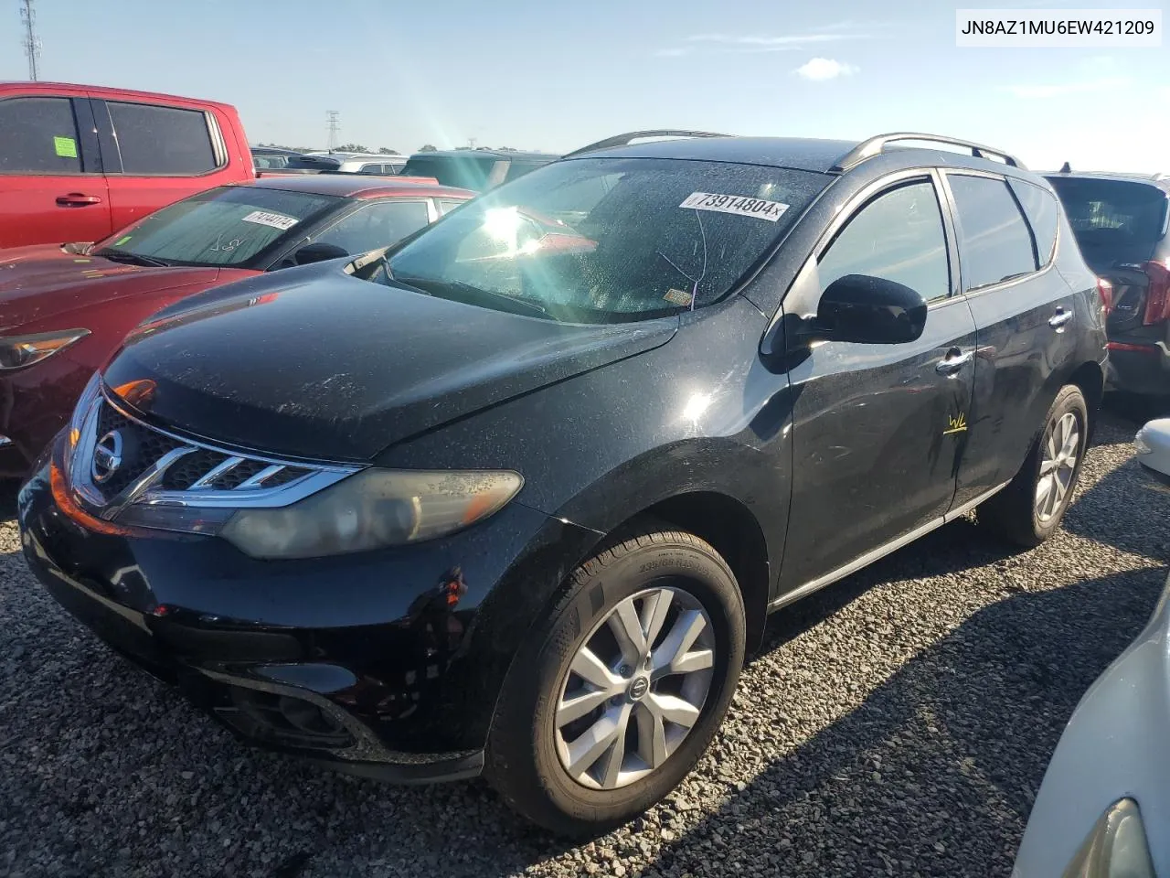 2014 Nissan Murano S VIN: JN8AZ1MU6EW421209 Lot: 73914804