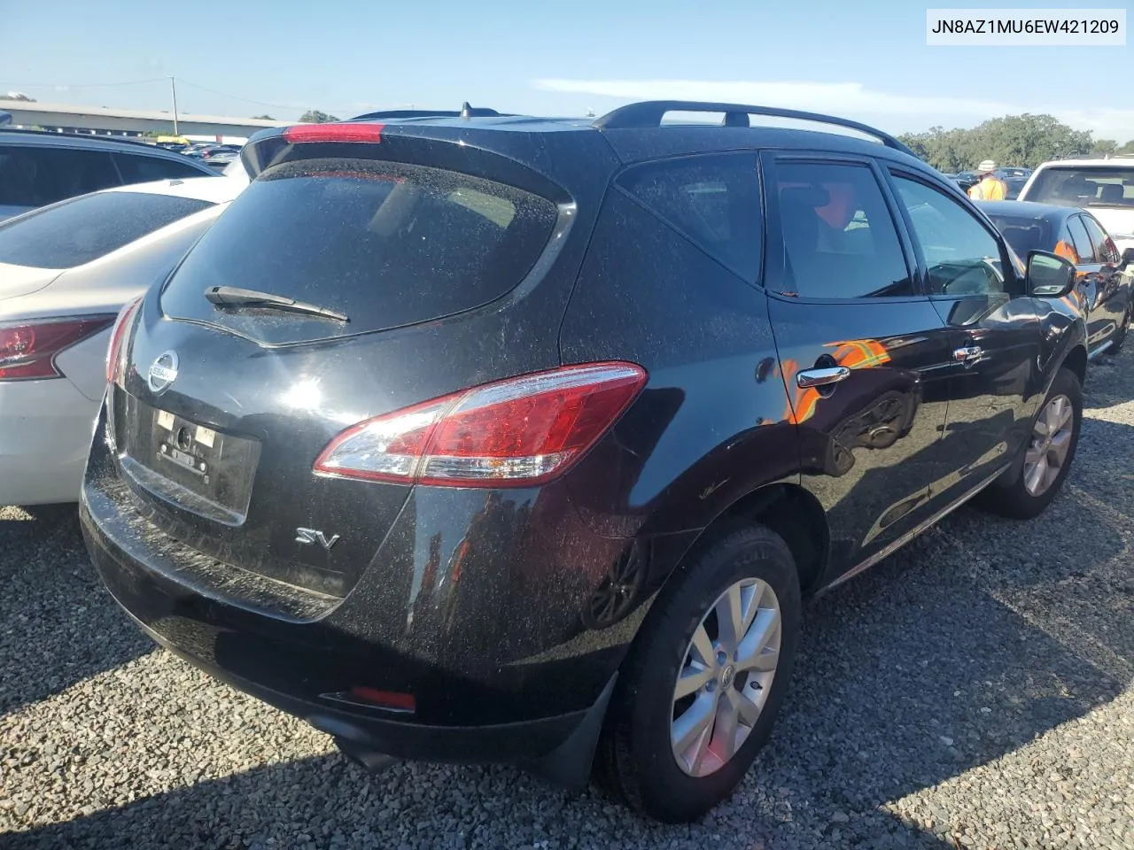 2014 Nissan Murano S VIN: JN8AZ1MU6EW421209 Lot: 73914804