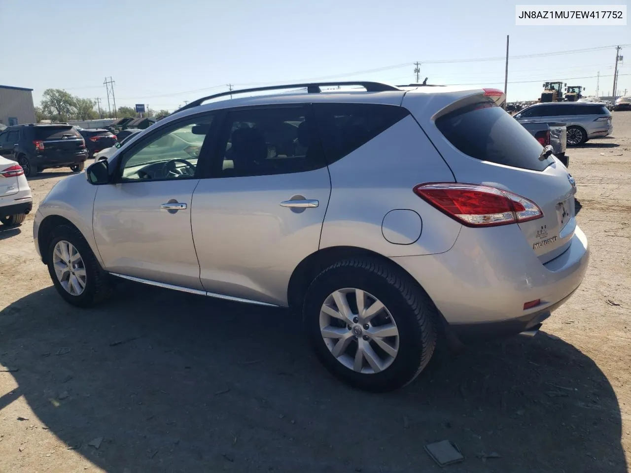 2014 Nissan Murano S VIN: JN8AZ1MU7EW417752 Lot: 74207444