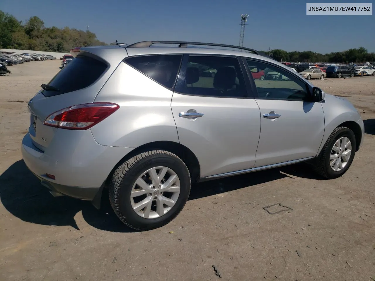 2014 Nissan Murano S VIN: JN8AZ1MU7EW417752 Lot: 74207444