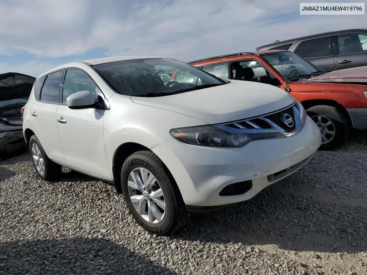 2014 Nissan Murano S VIN: JN8AZ1MU4EW419796 Lot: 75333304