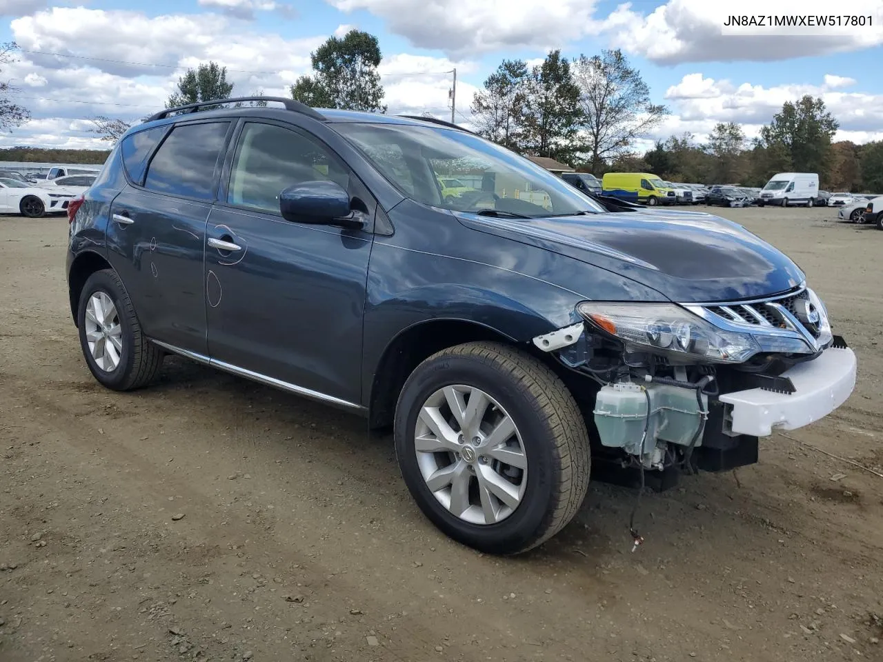 2014 Nissan Murano S VIN: JN8AZ1MWXEW517801 Lot: 75440894