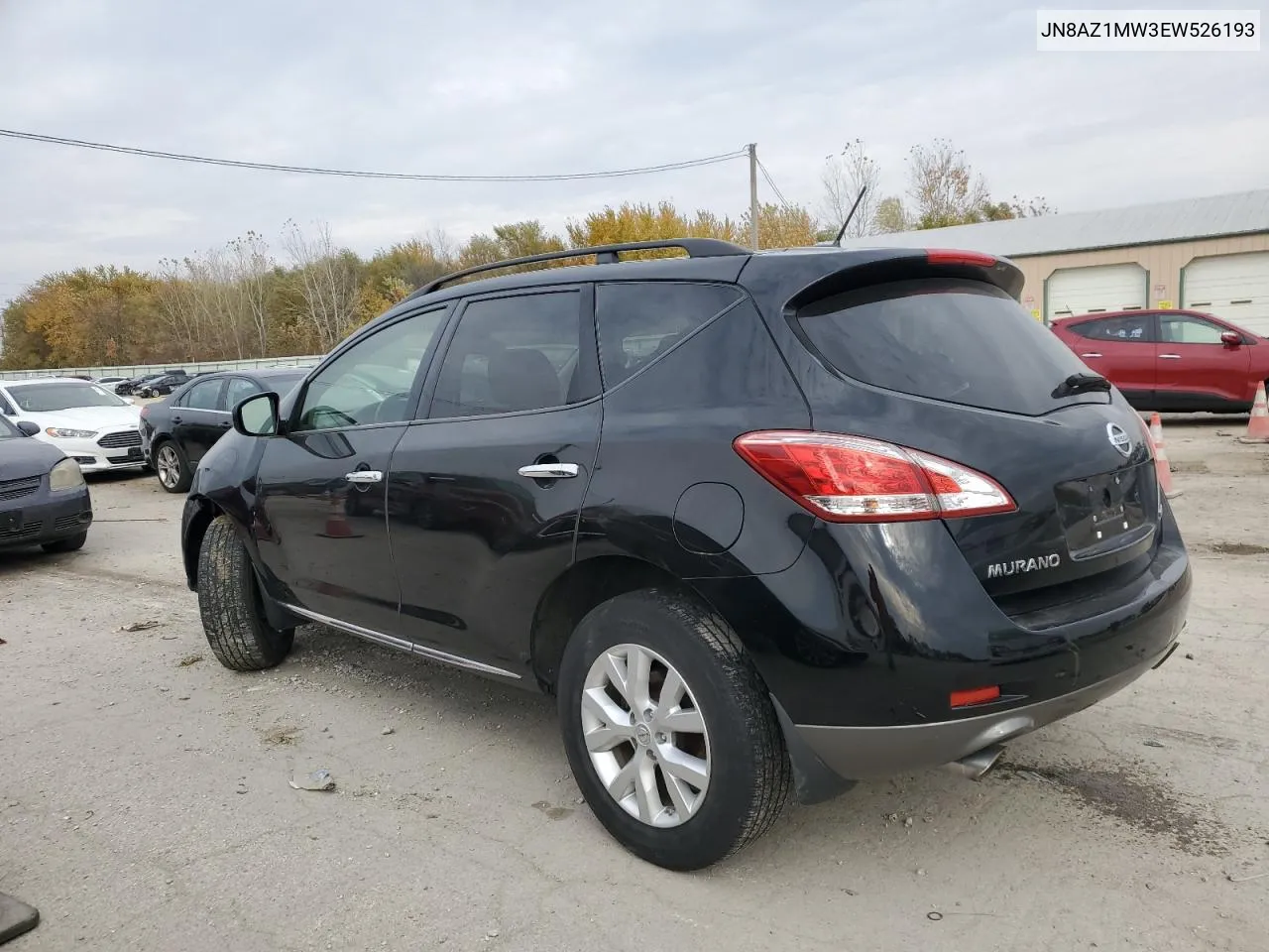 2014 Nissan Murano S VIN: JN8AZ1MW3EW526193 Lot: 76062254