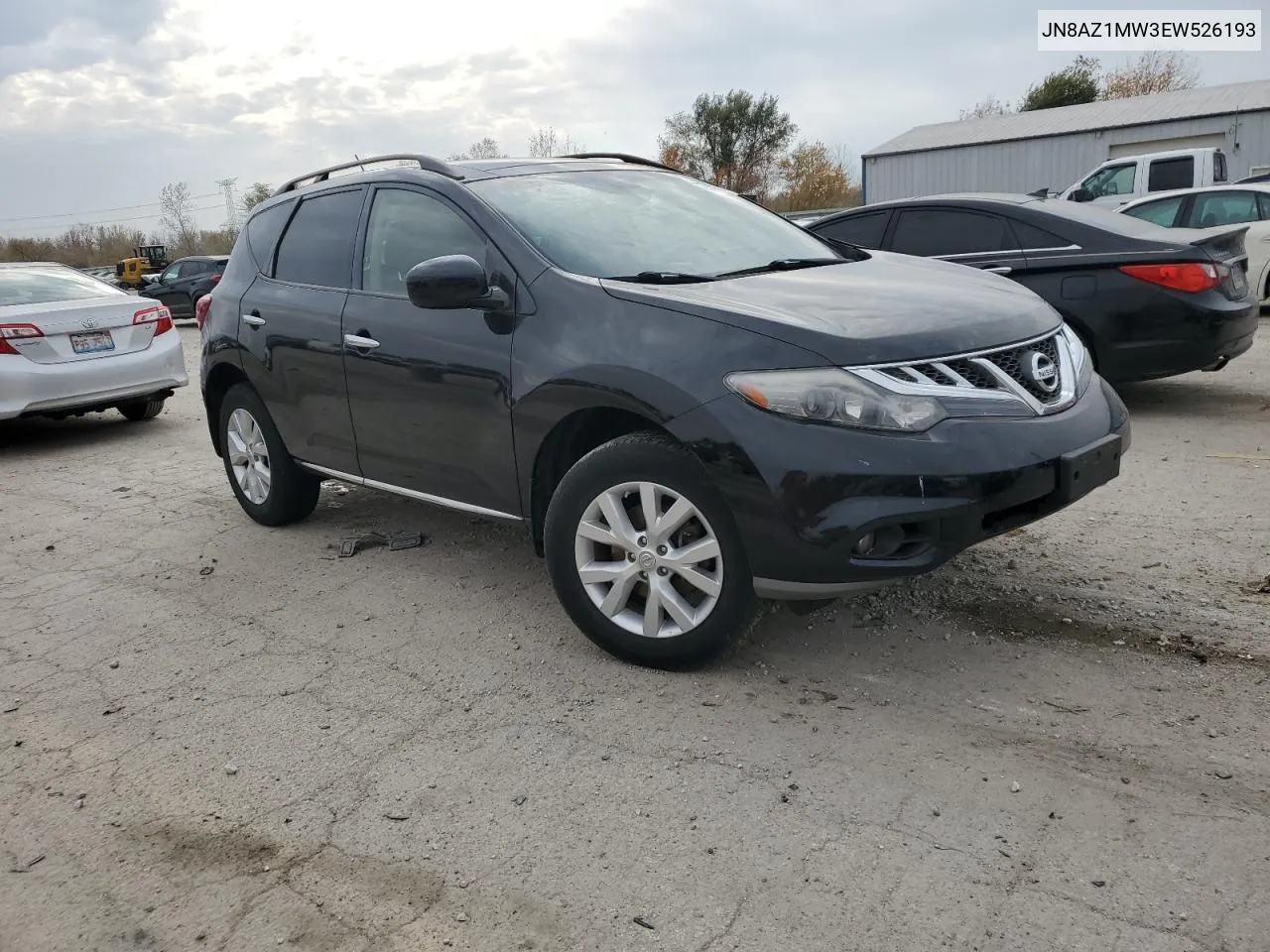 2014 Nissan Murano S VIN: JN8AZ1MW3EW526193 Lot: 76062254