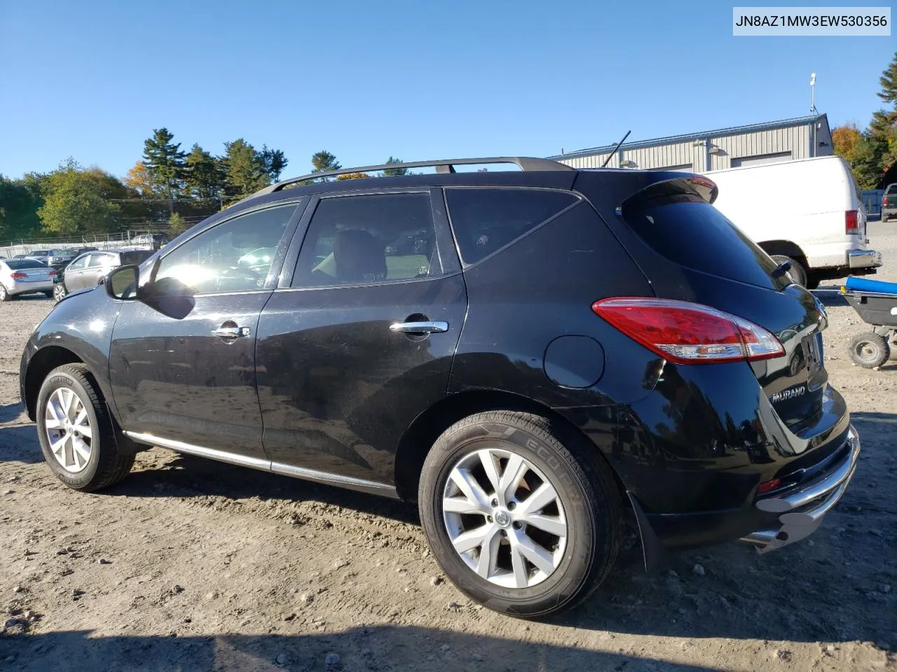 2014 Nissan Murano S VIN: JN8AZ1MW3EW530356 Lot: 76093064