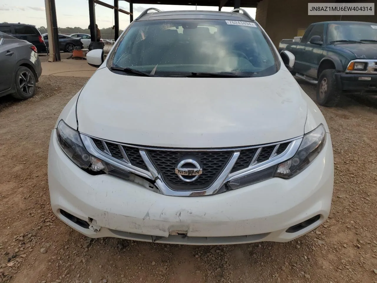 2014 Nissan Murano S VIN: JN8AZ1MU6EW404314 Lot: 76243494