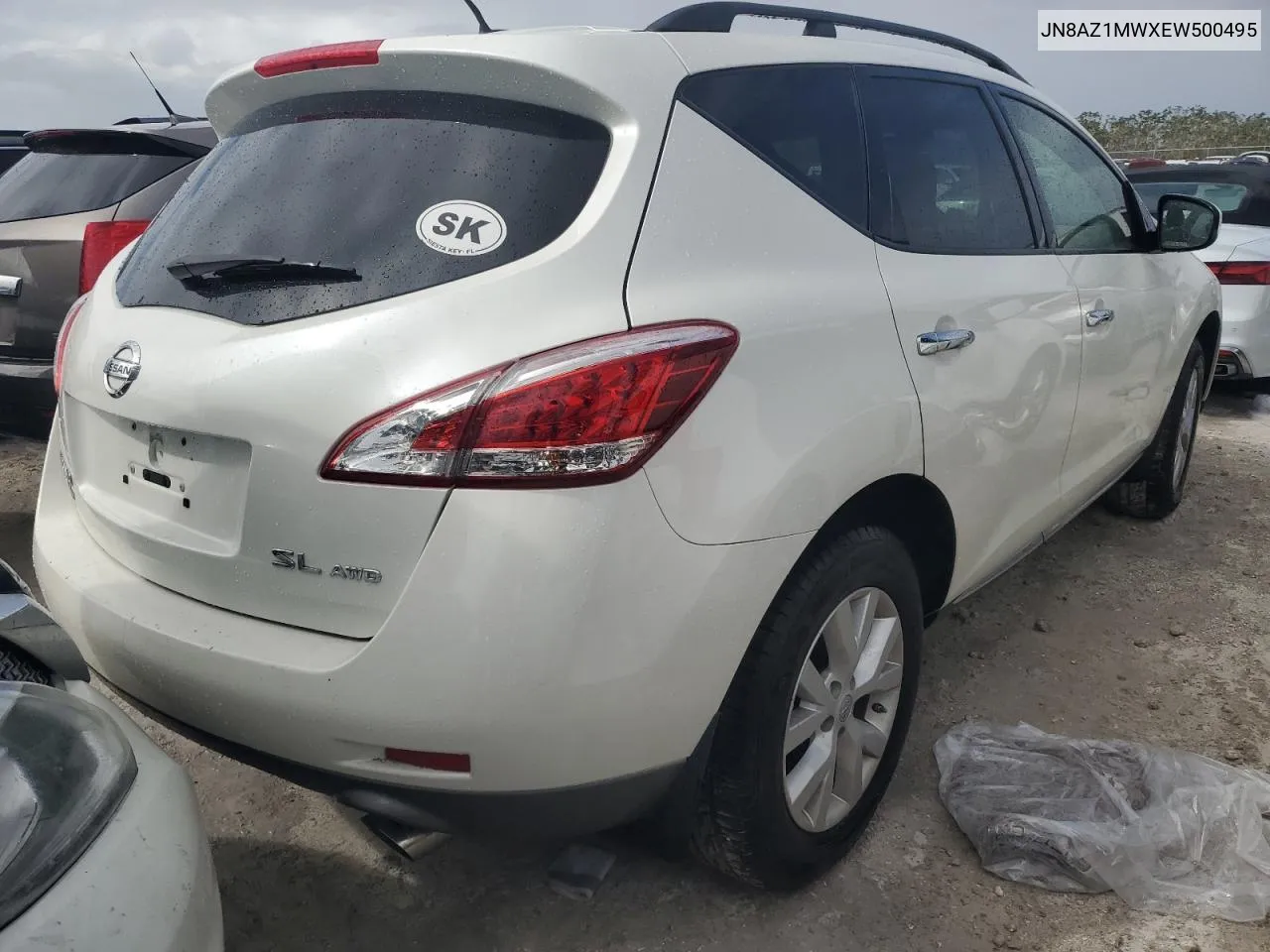 2014 Nissan Murano S VIN: JN8AZ1MWXEW500495 Lot: 76470024