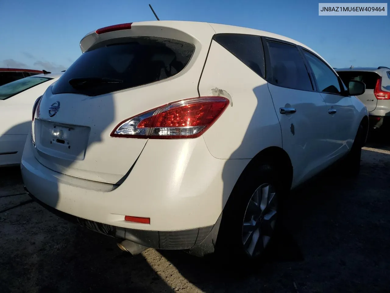 2014 Nissan Murano S VIN: JN8AZ1MU6EW409464 Lot: 76768264