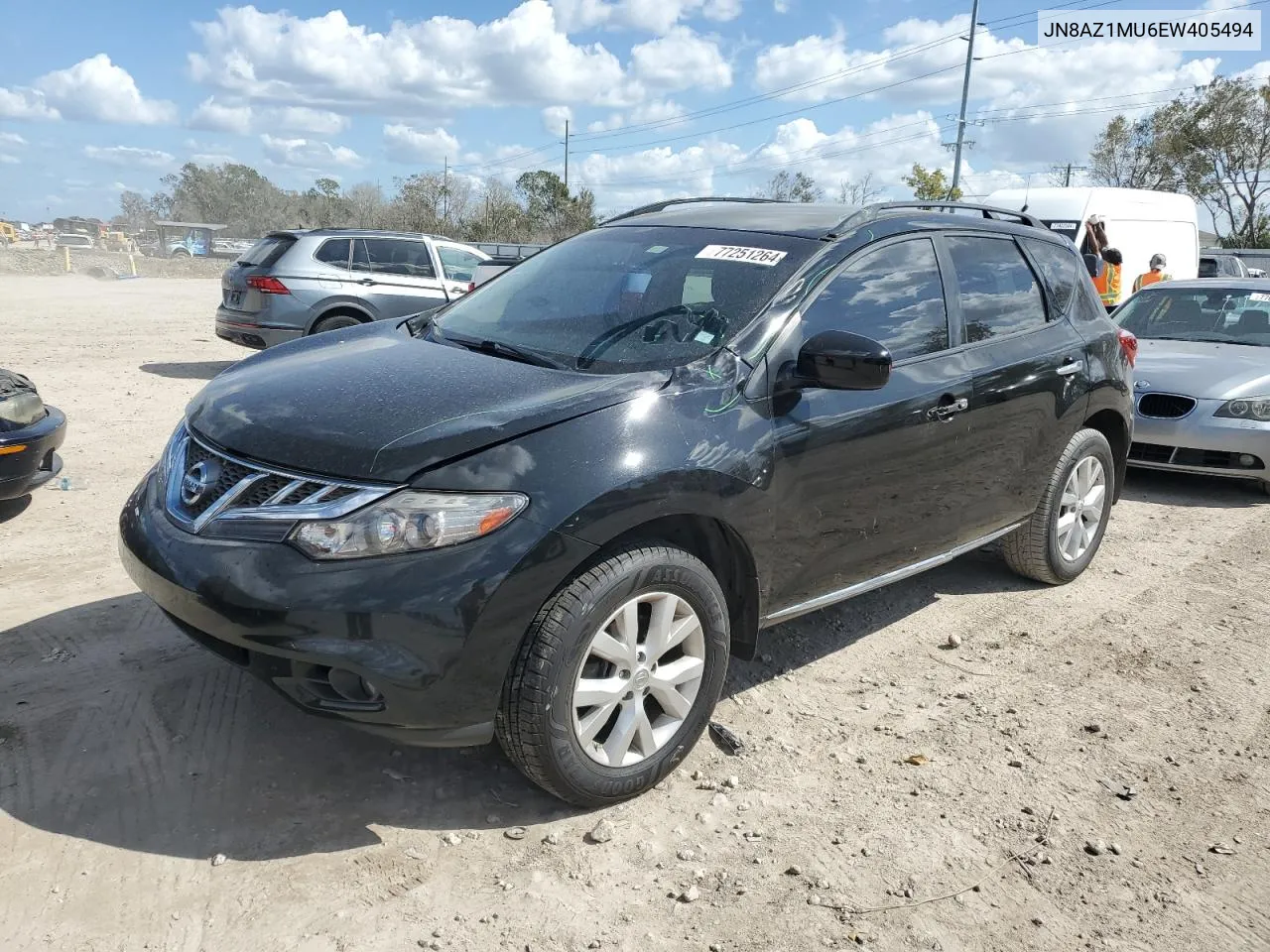 2014 Nissan Murano S VIN: JN8AZ1MU6EW405494 Lot: 77251264