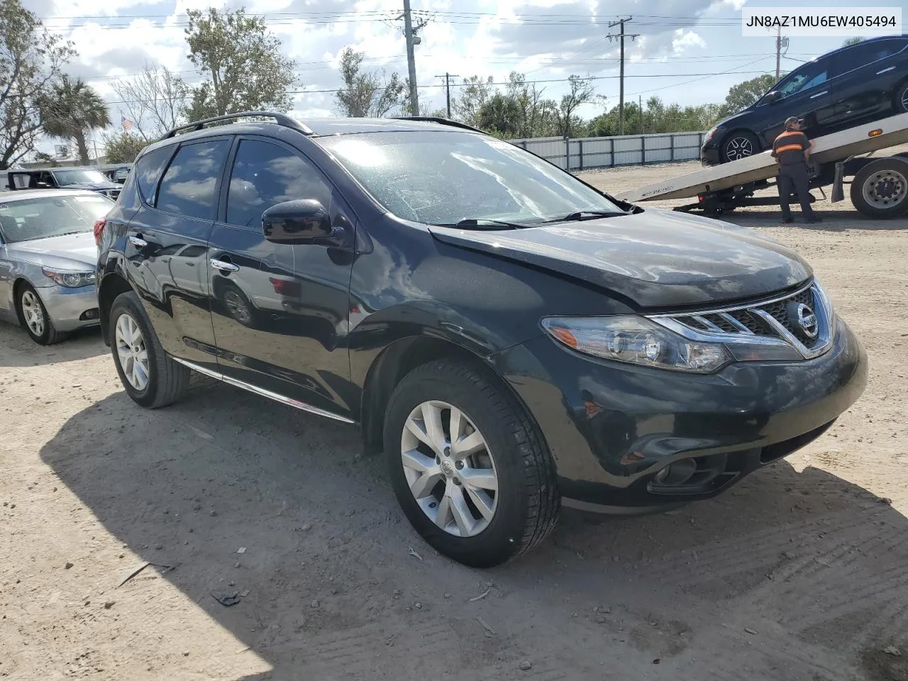 2014 Nissan Murano S VIN: JN8AZ1MU6EW405494 Lot: 77251264