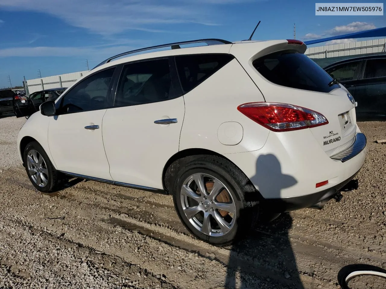 2014 Nissan Murano S VIN: JN8AZ1MW7EW505976 Lot: 77758124