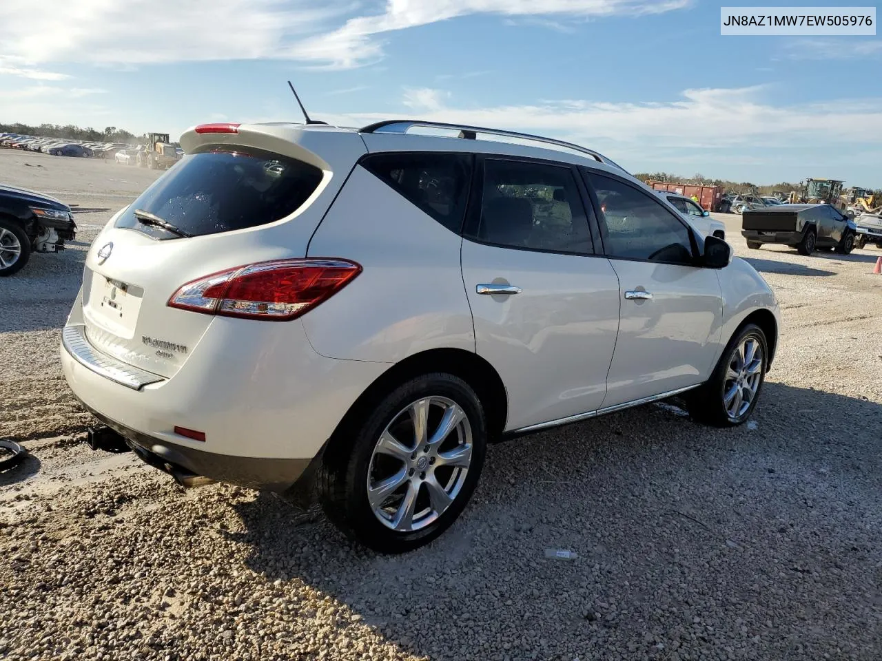 2014 Nissan Murano S VIN: JN8AZ1MW7EW505976 Lot: 77758124