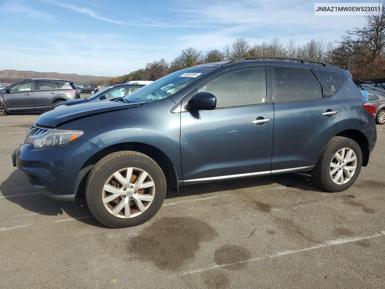 2014 Nissan Murano S VIN: JN8AZ1MW0EW523011 Lot: 78332264