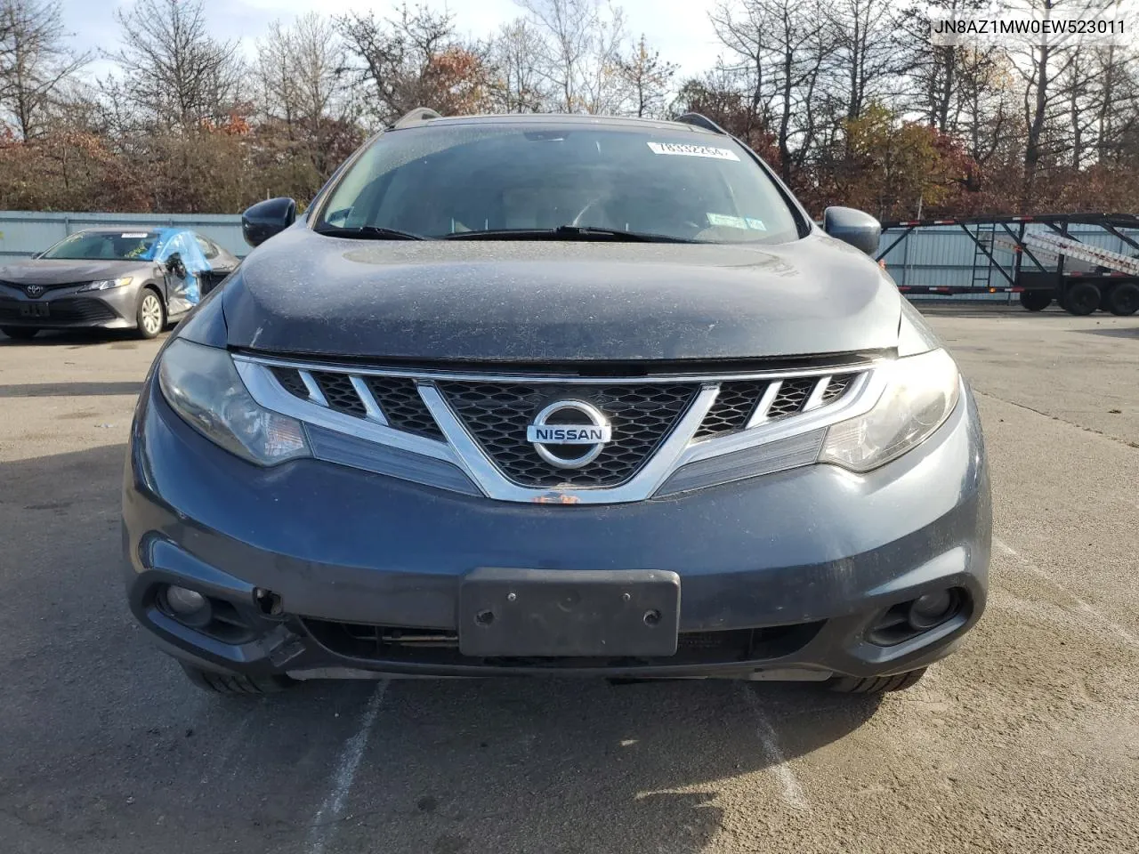 2014 Nissan Murano S VIN: JN8AZ1MW0EW523011 Lot: 78332264