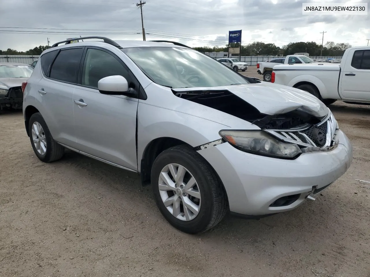 2014 Nissan Murano S VIN: JN8AZ1MU9EW422130 Lot: 78748184