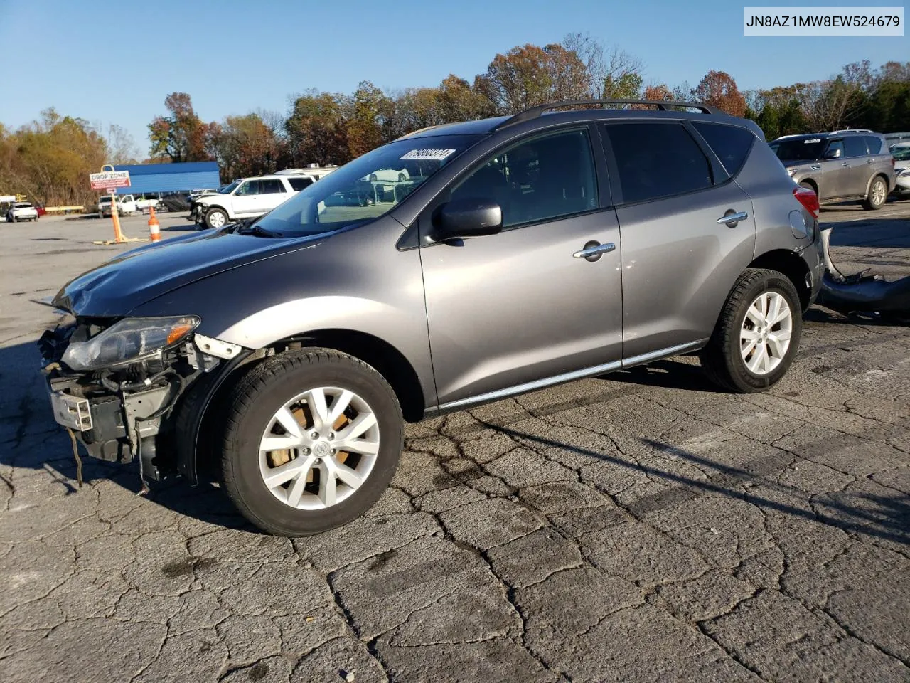 2014 Nissan Murano S VIN: JN8AZ1MW8EW524679 Lot: 79860374