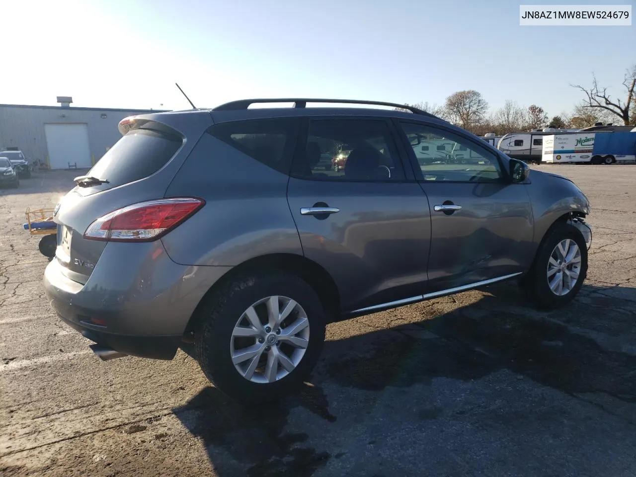 2014 Nissan Murano S VIN: JN8AZ1MW8EW524679 Lot: 79860374