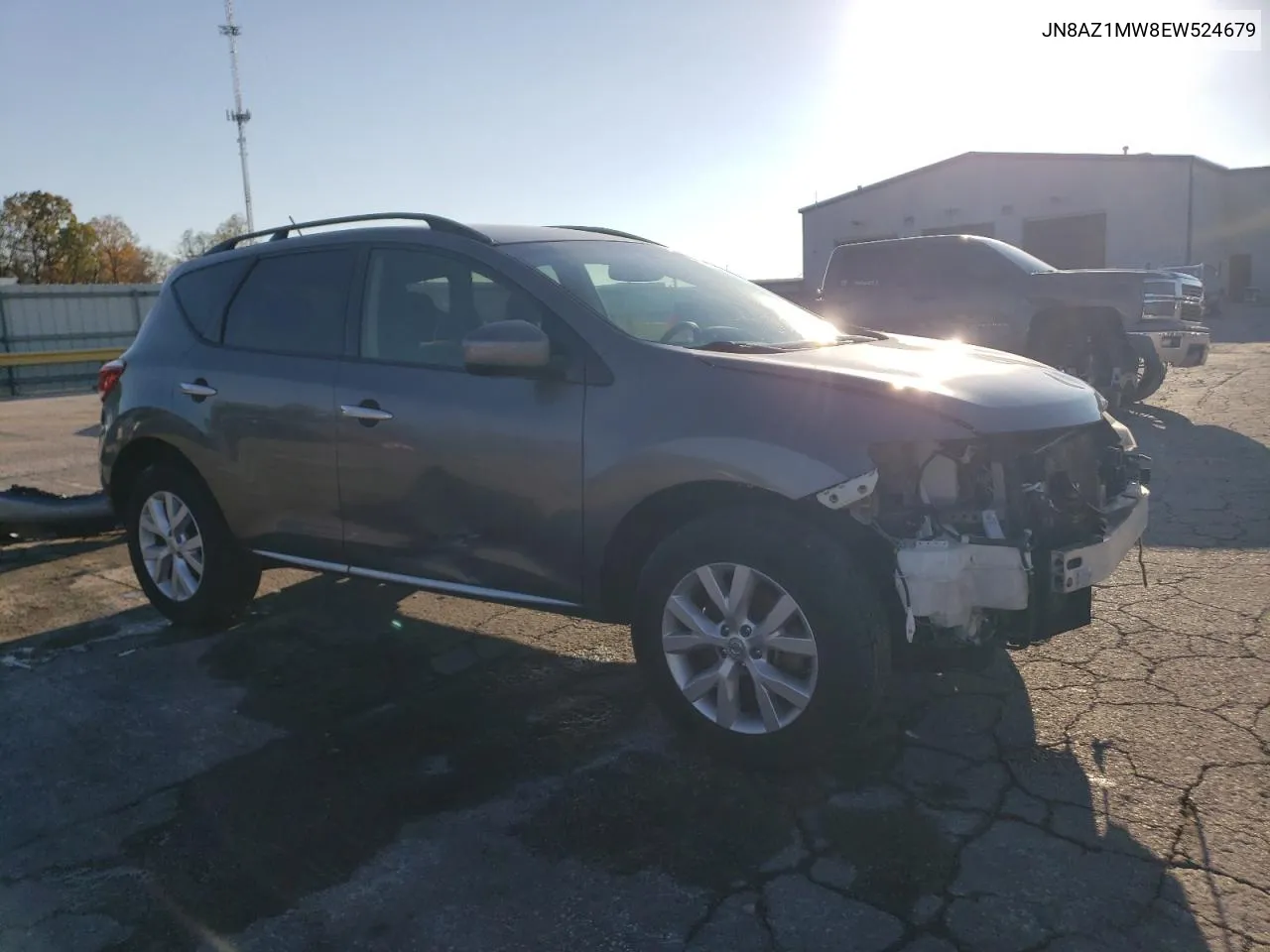 2014 Nissan Murano S VIN: JN8AZ1MW8EW524679 Lot: 79860374