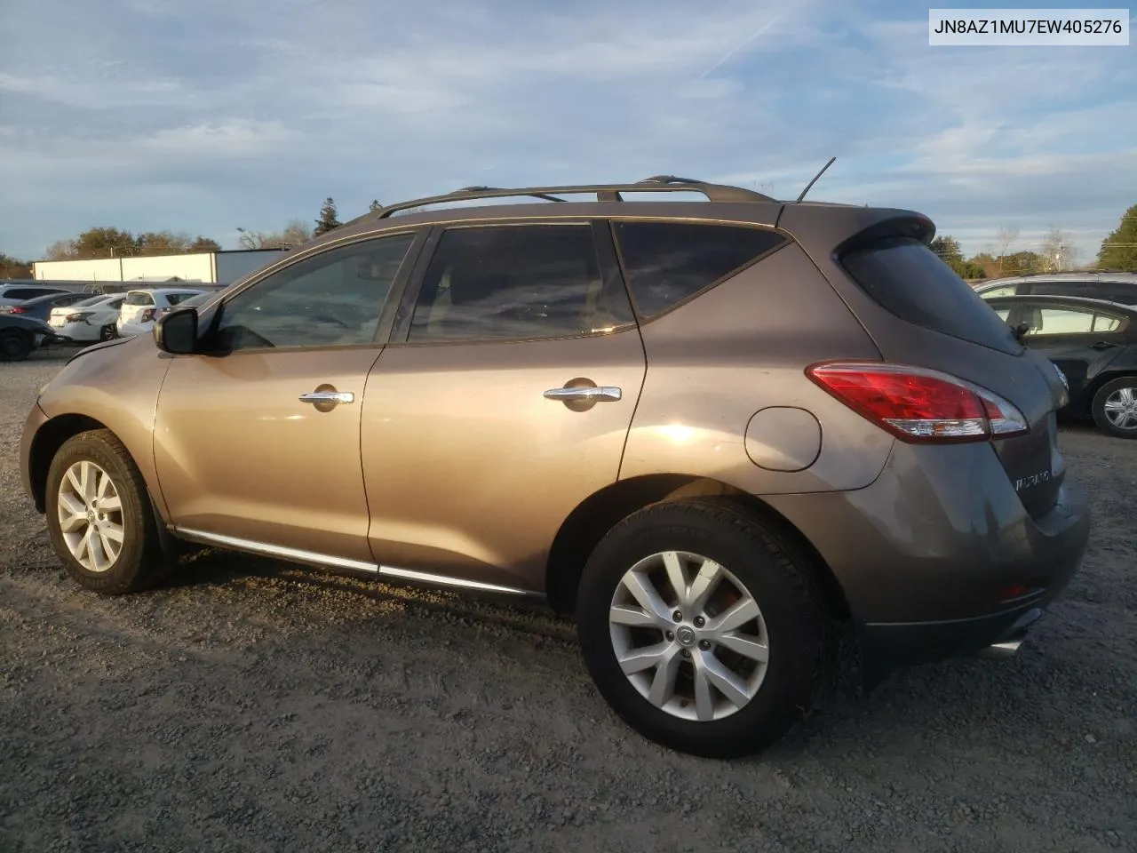 2014 Nissan Murano S VIN: JN8AZ1MU7EW405276 Lot: 80364224