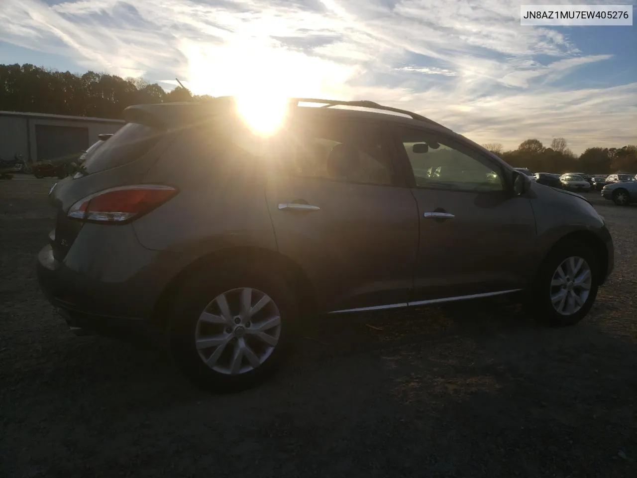 2014 Nissan Murano S VIN: JN8AZ1MU7EW405276 Lot: 80364224