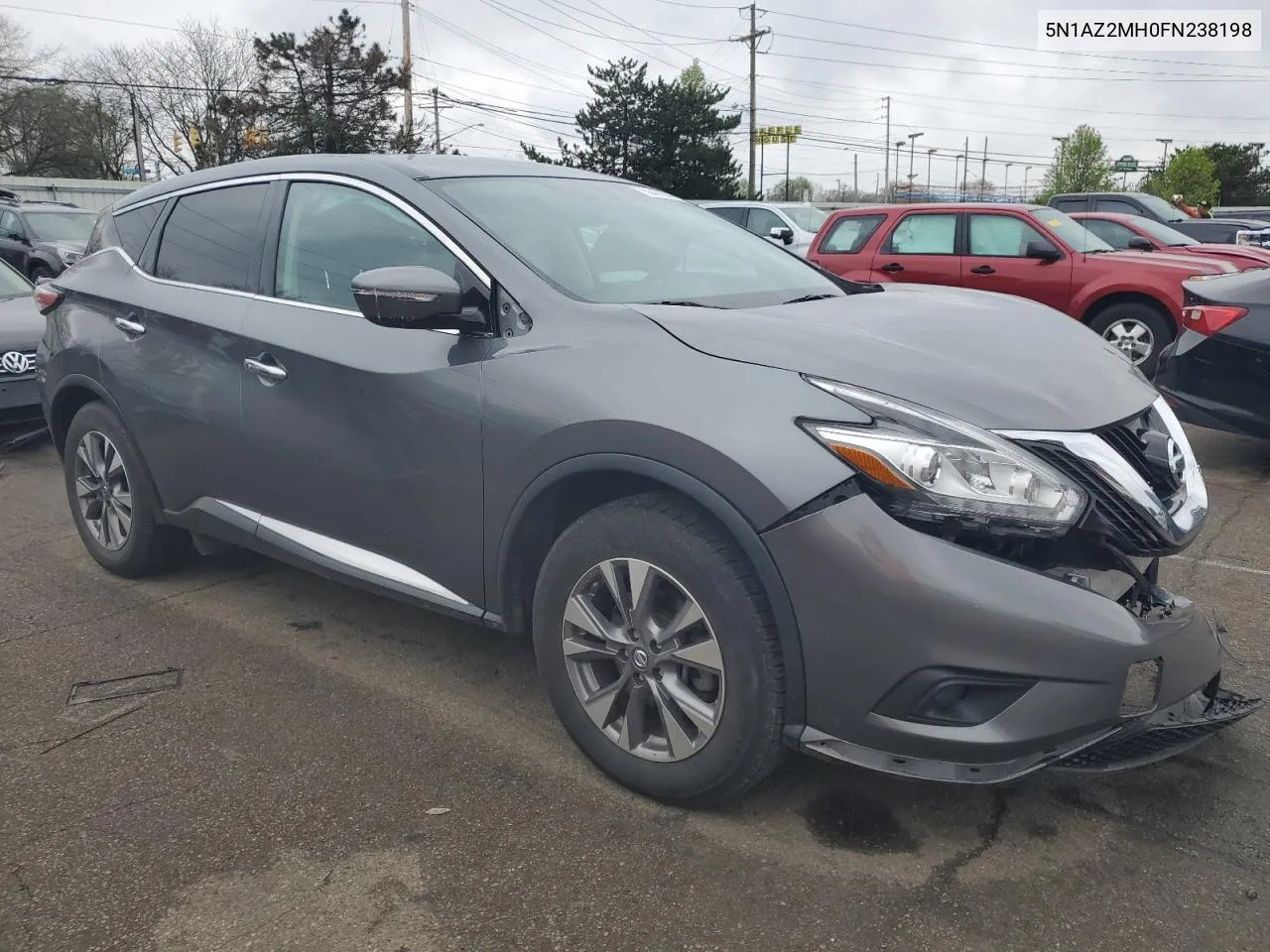 2015 Nissan Murano S VIN: 5N1AZ2MH0FN238198 Lot: 50456244