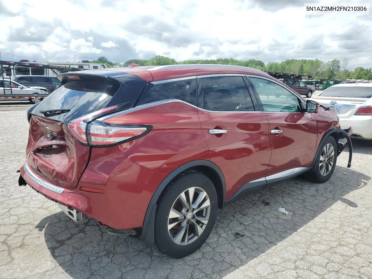 5N1AZ2MH2FN210306 2015 Nissan Murano S