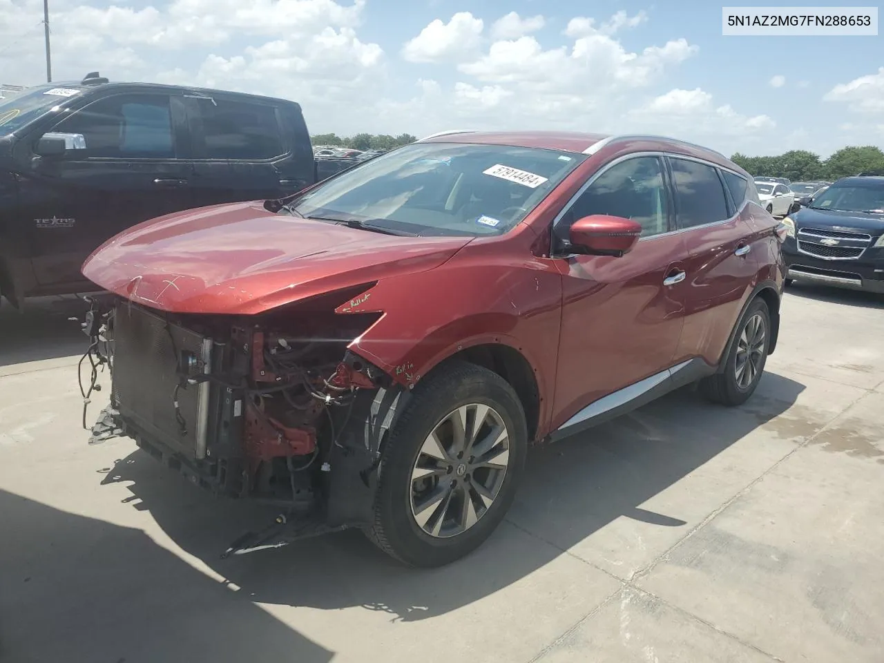 5N1AZ2MG7FN288653 2015 Nissan Murano S