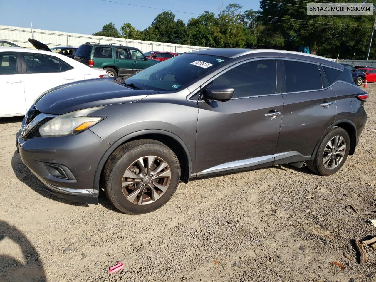 2015 Nissan Murano S VIN: 5N1AZ2MG8FN280934 Lot: 65802414