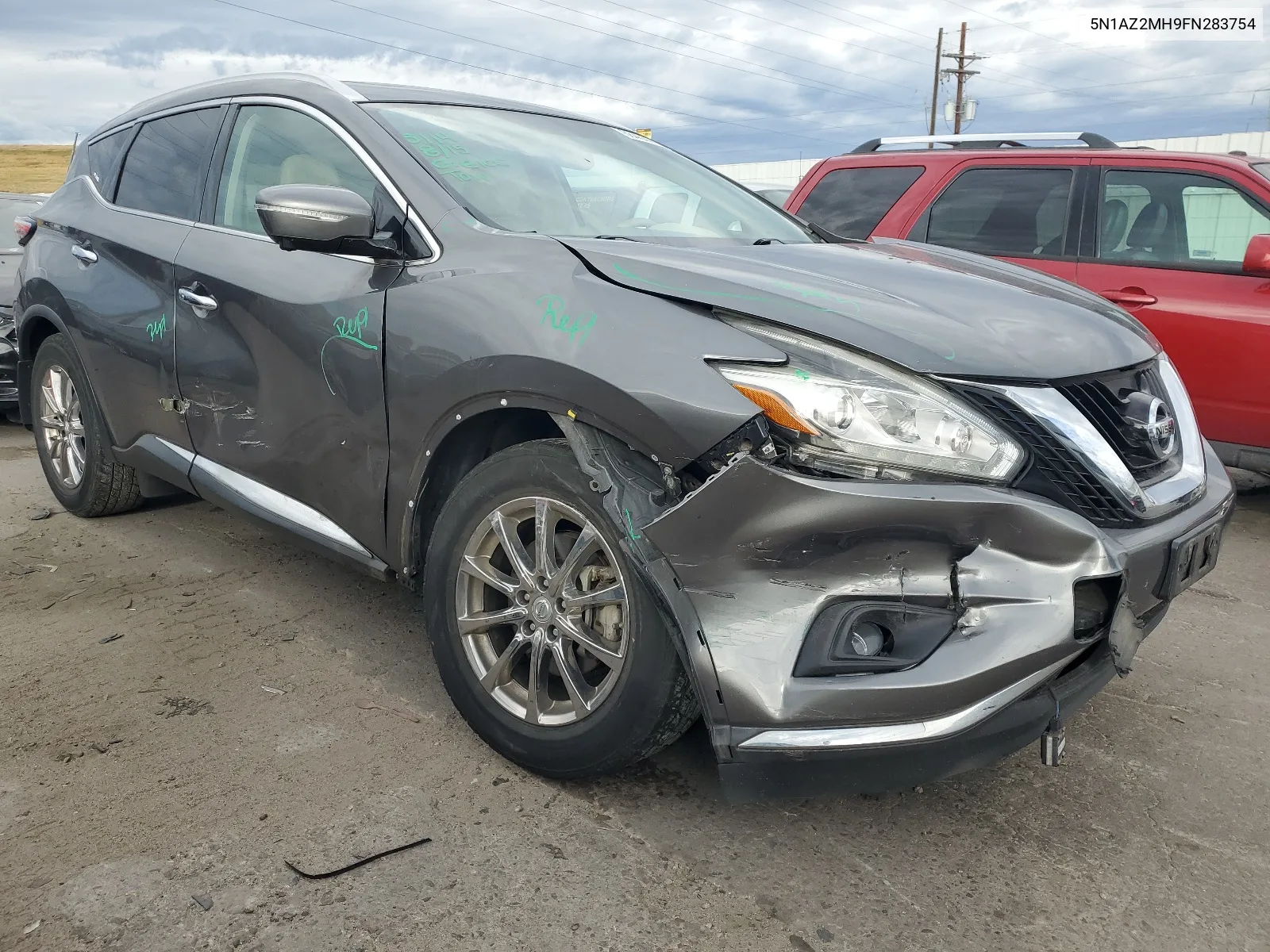 5N1AZ2MH9FN283754 2015 Nissan Murano S