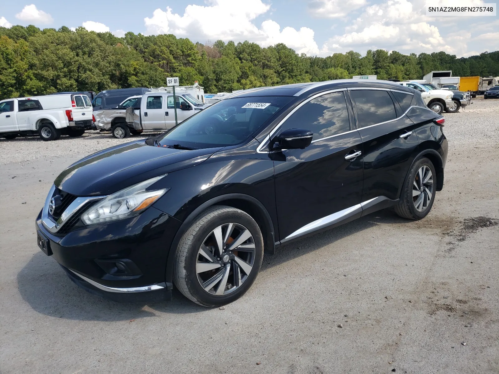 2015 Nissan Murano S VIN: 5N1AZ2MG8FN275748 Lot: 68771554