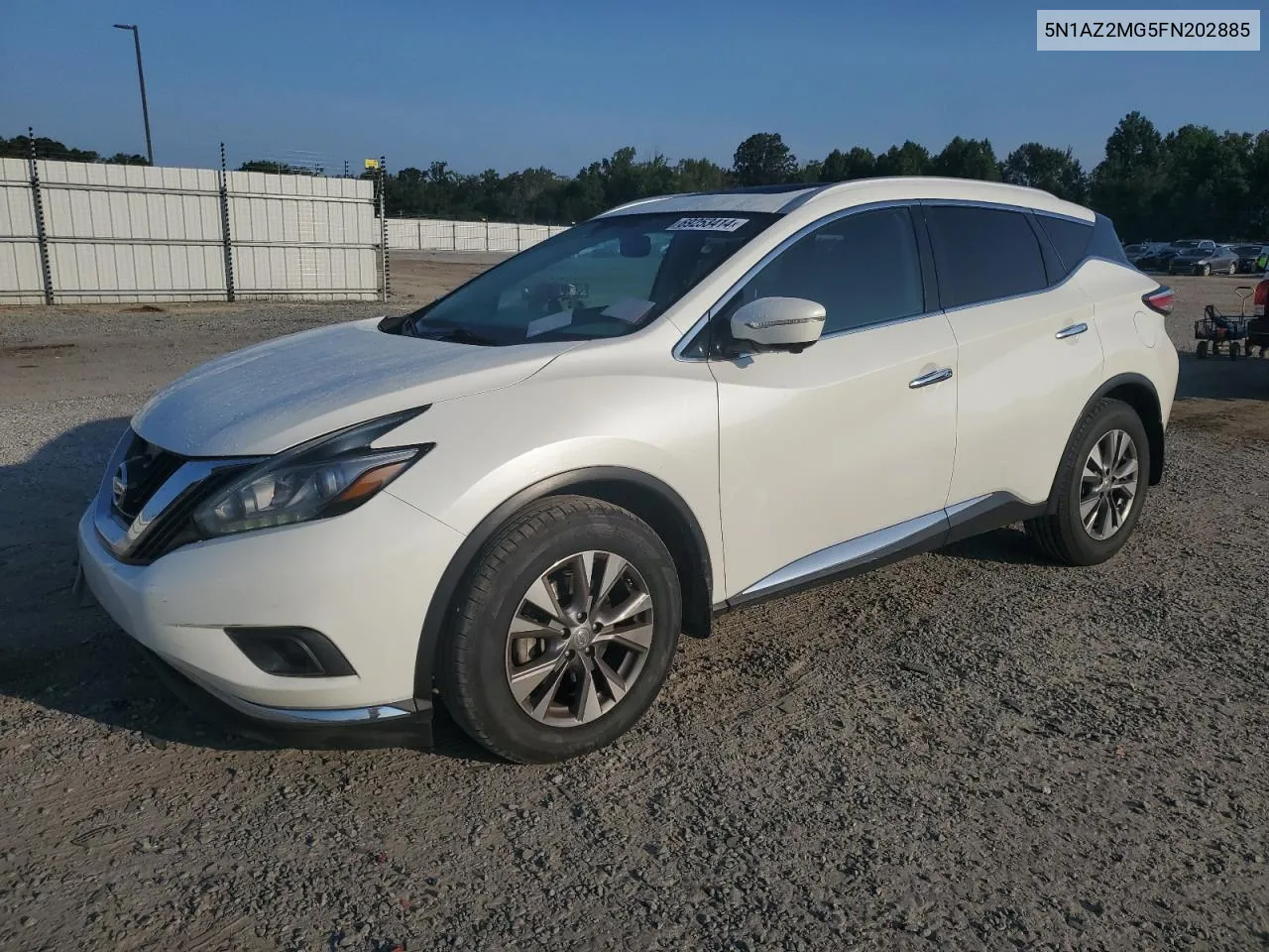 2015 Nissan Murano S VIN: 5N1AZ2MG5FN202885 Lot: 69253414