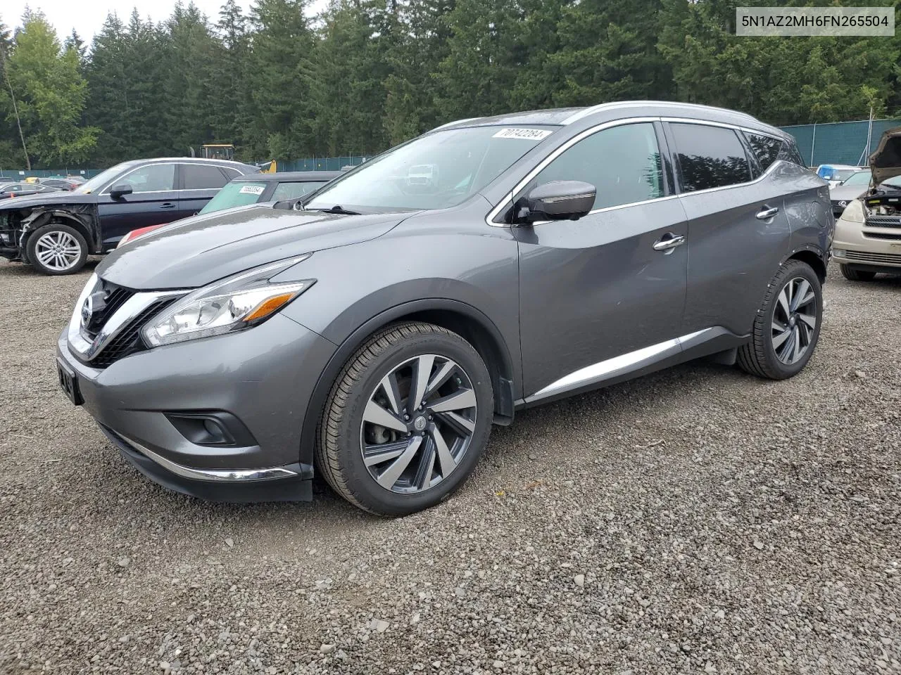 2015 Nissan Murano S VIN: 5N1AZ2MH6FN265504 Lot: 70742284