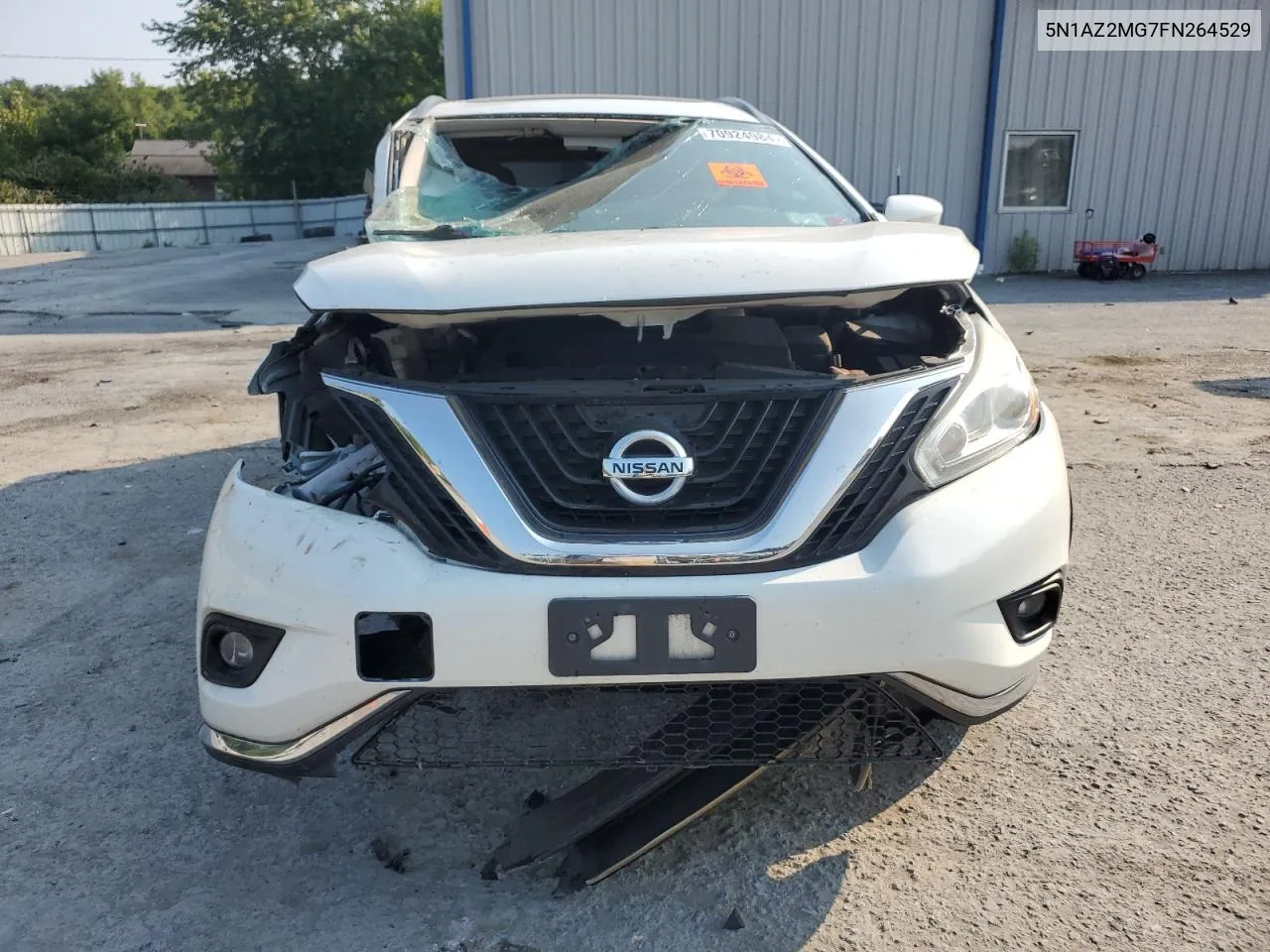 2015 Nissan Murano S VIN: 5N1AZ2MG7FN264529 Lot: 70924984