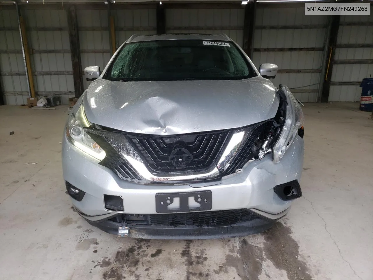 2015 Nissan Murano S VIN: 5N1AZ2MG7FN249268 Lot: 71649054