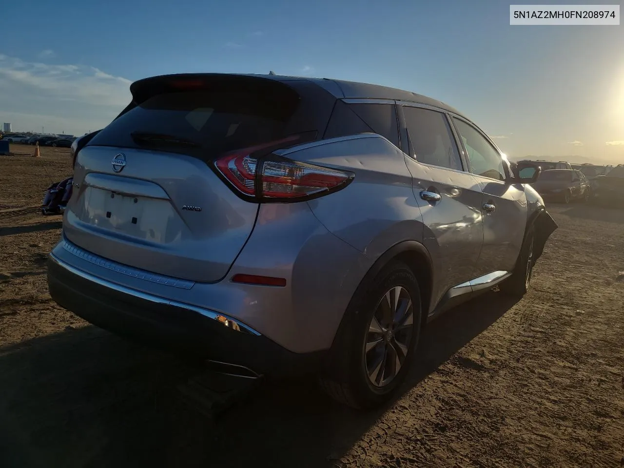 5N1AZ2MH0FN208974 2015 Nissan Murano S