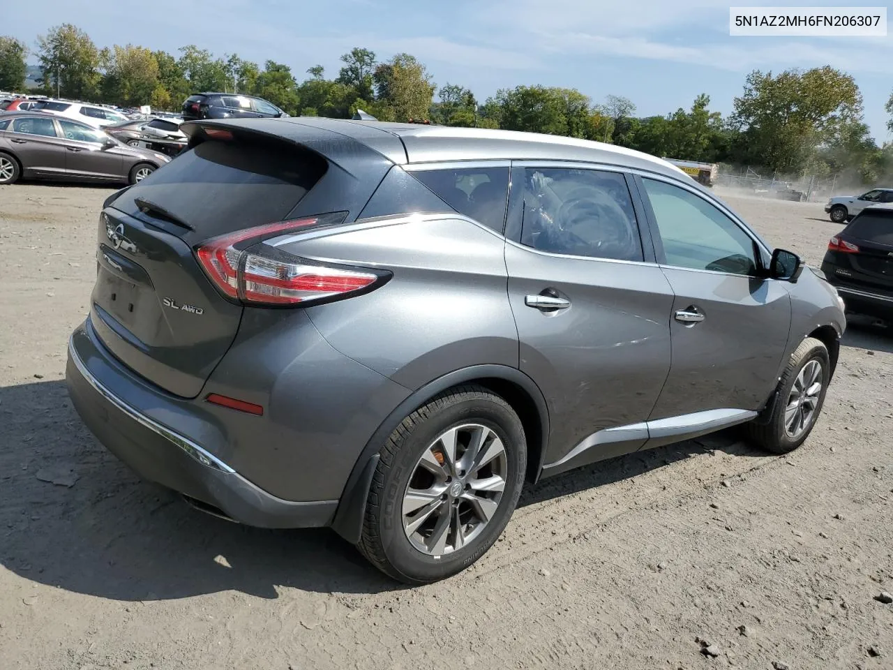 2015 Nissan Murano S VIN: 5N1AZ2MH6FN206307 Lot: 72215994