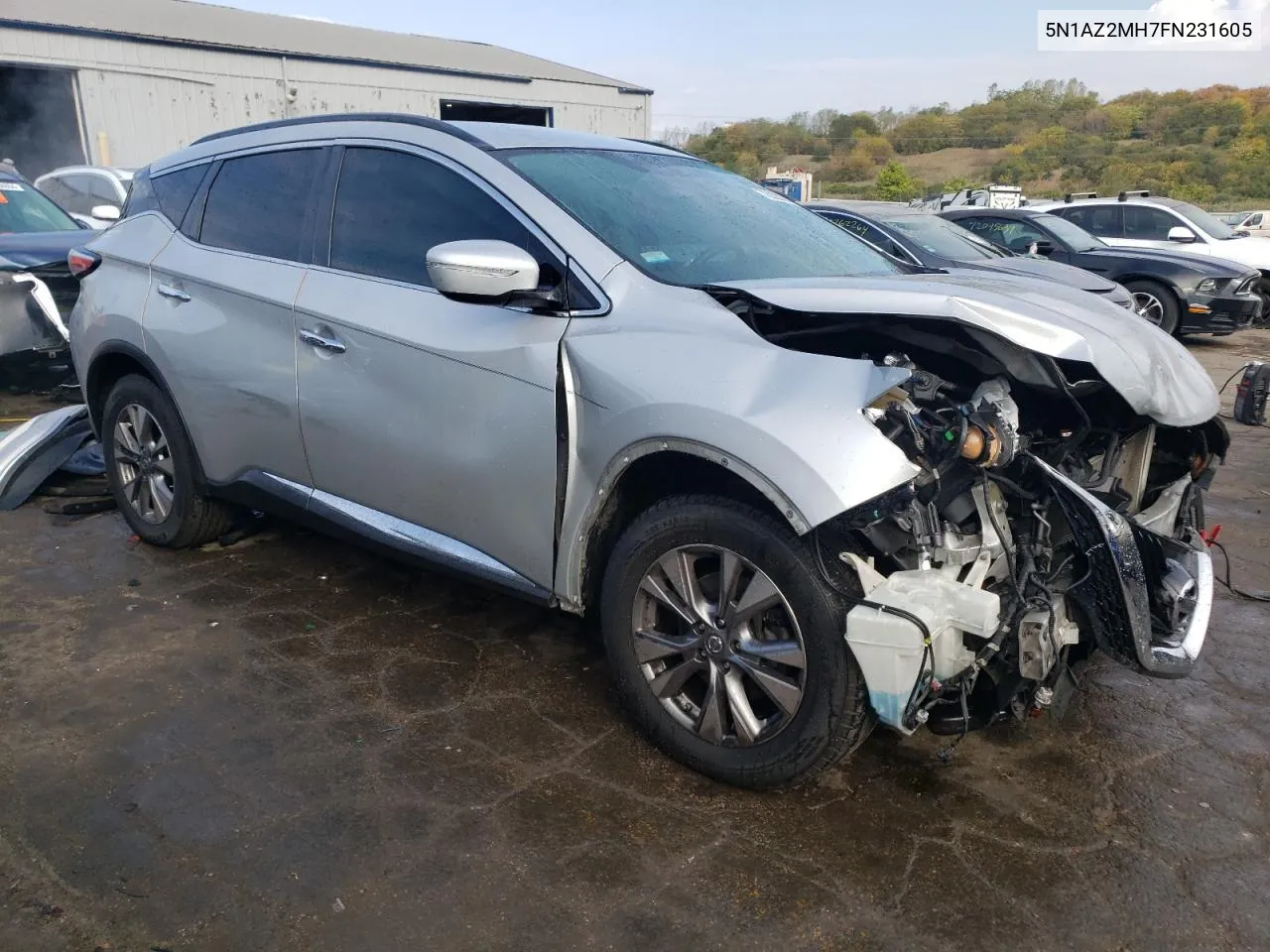 2015 Nissan Murano S VIN: 5N1AZ2MH7FN231605 Lot: 72228364