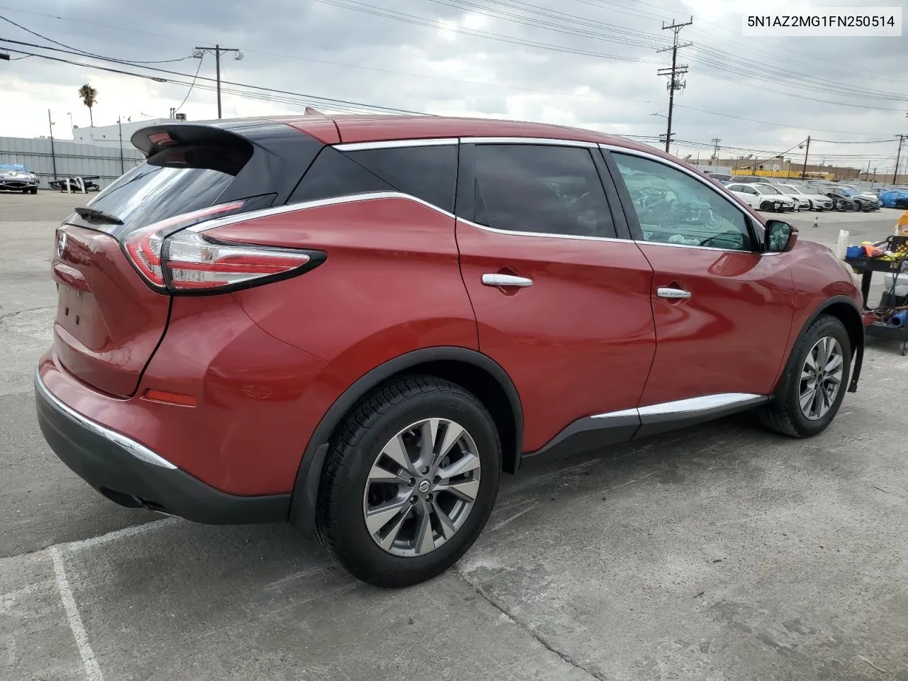 5N1AZ2MG1FN250514 2015 Nissan Murano S