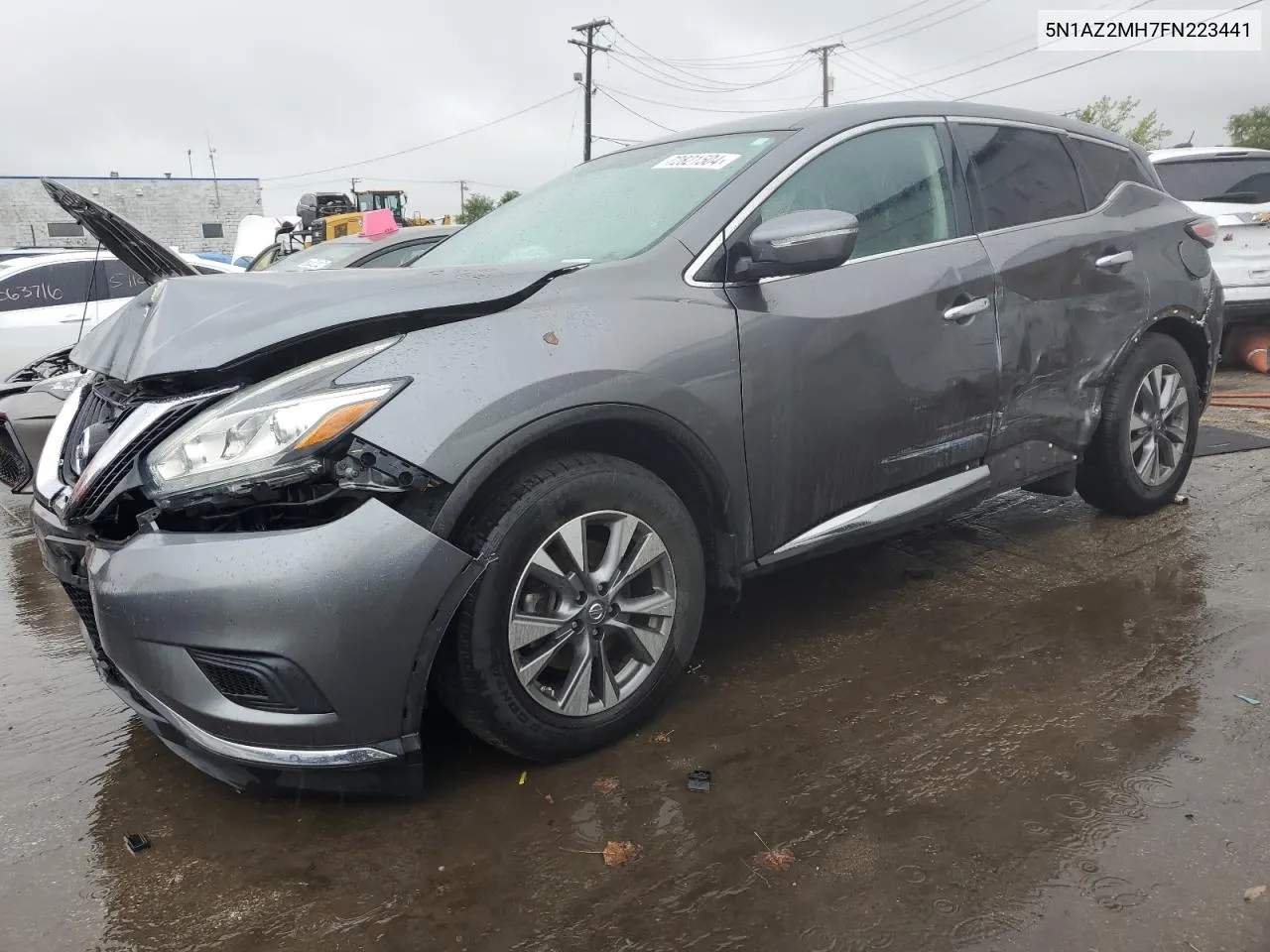 2015 Nissan Murano S VIN: 5N1AZ2MH7FN223441 Lot: 72821504