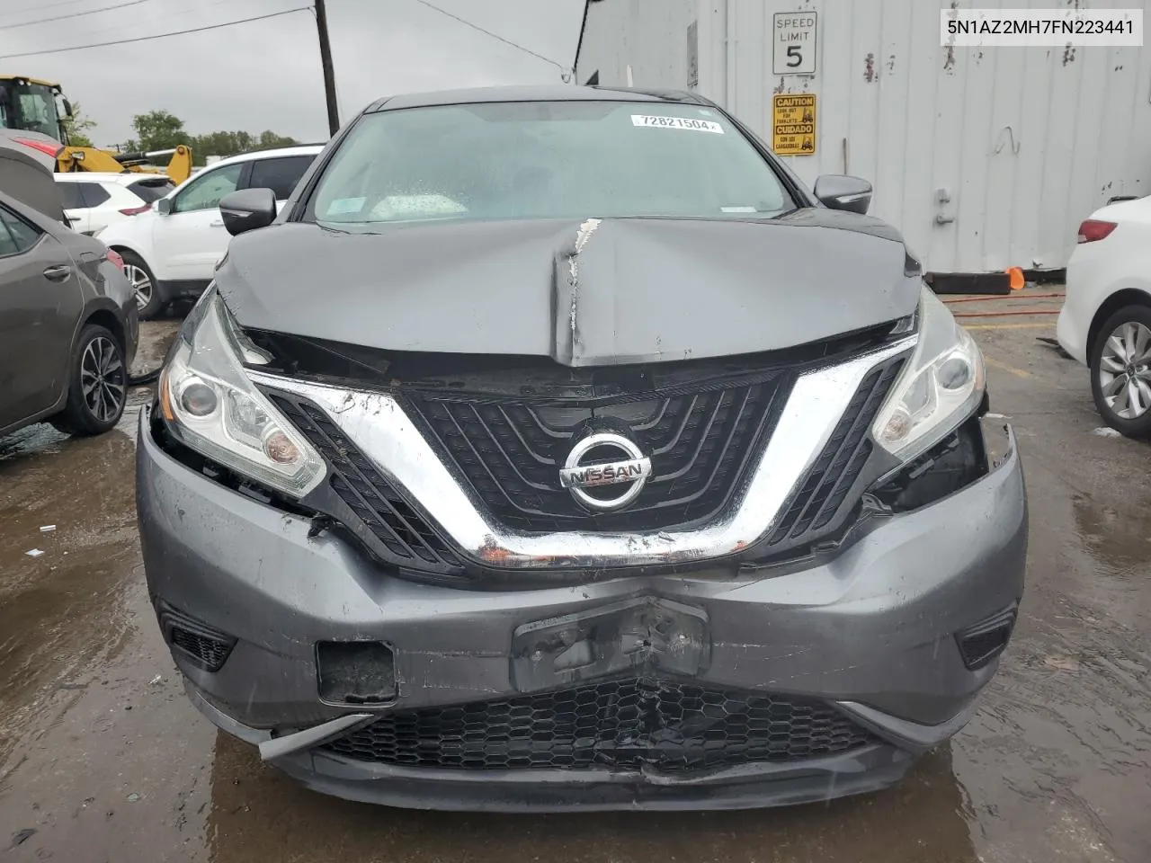 2015 Nissan Murano S VIN: 5N1AZ2MH7FN223441 Lot: 72821504