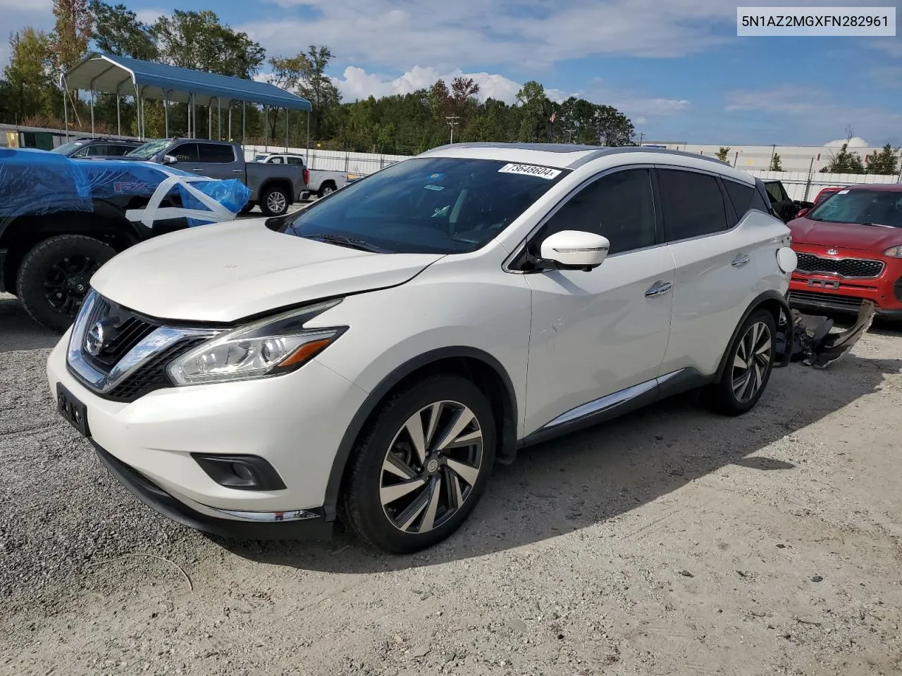 2015 Nissan Murano S VIN: 5N1AZ2MGXFN282961 Lot: 73648604