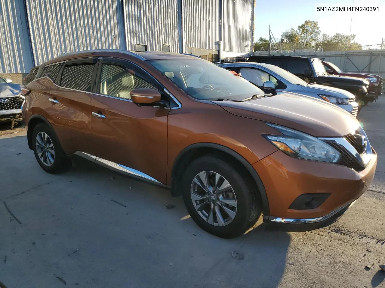 2015 Nissan Murano S VIN: 5N1AZ2MH4FN240391 Lot: 73803604