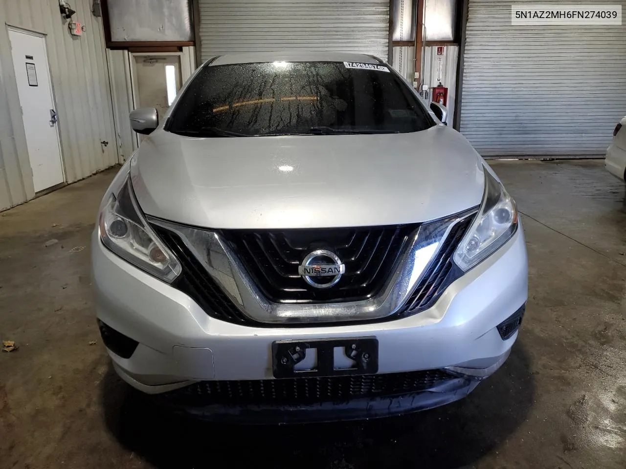 2015 Nissan Murano S VIN: 5N1AZ2MH6FN274039 Lot: 74294674