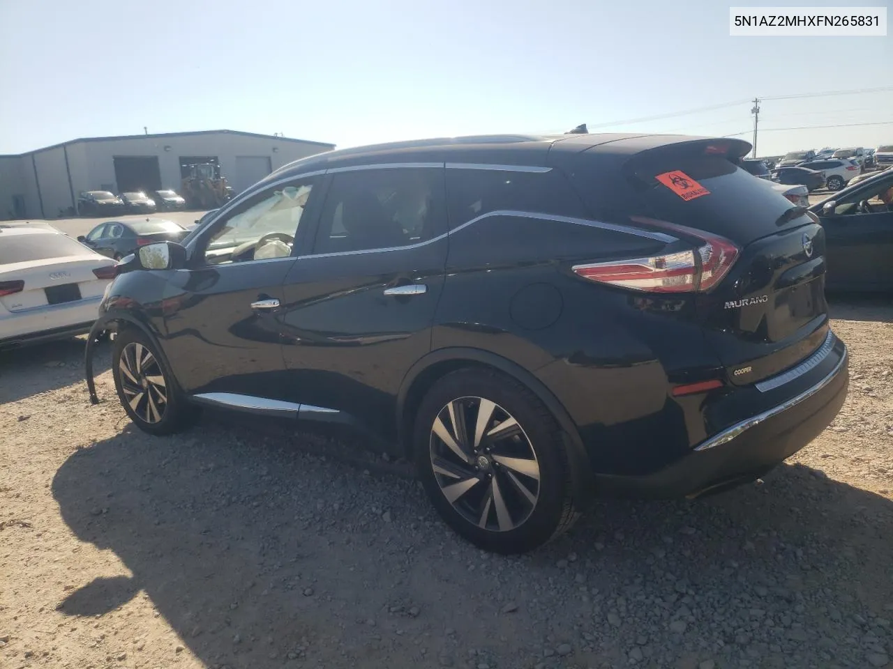 2015 Nissan Murano S VIN: 5N1AZ2MHXFN265831 Lot: 74762014