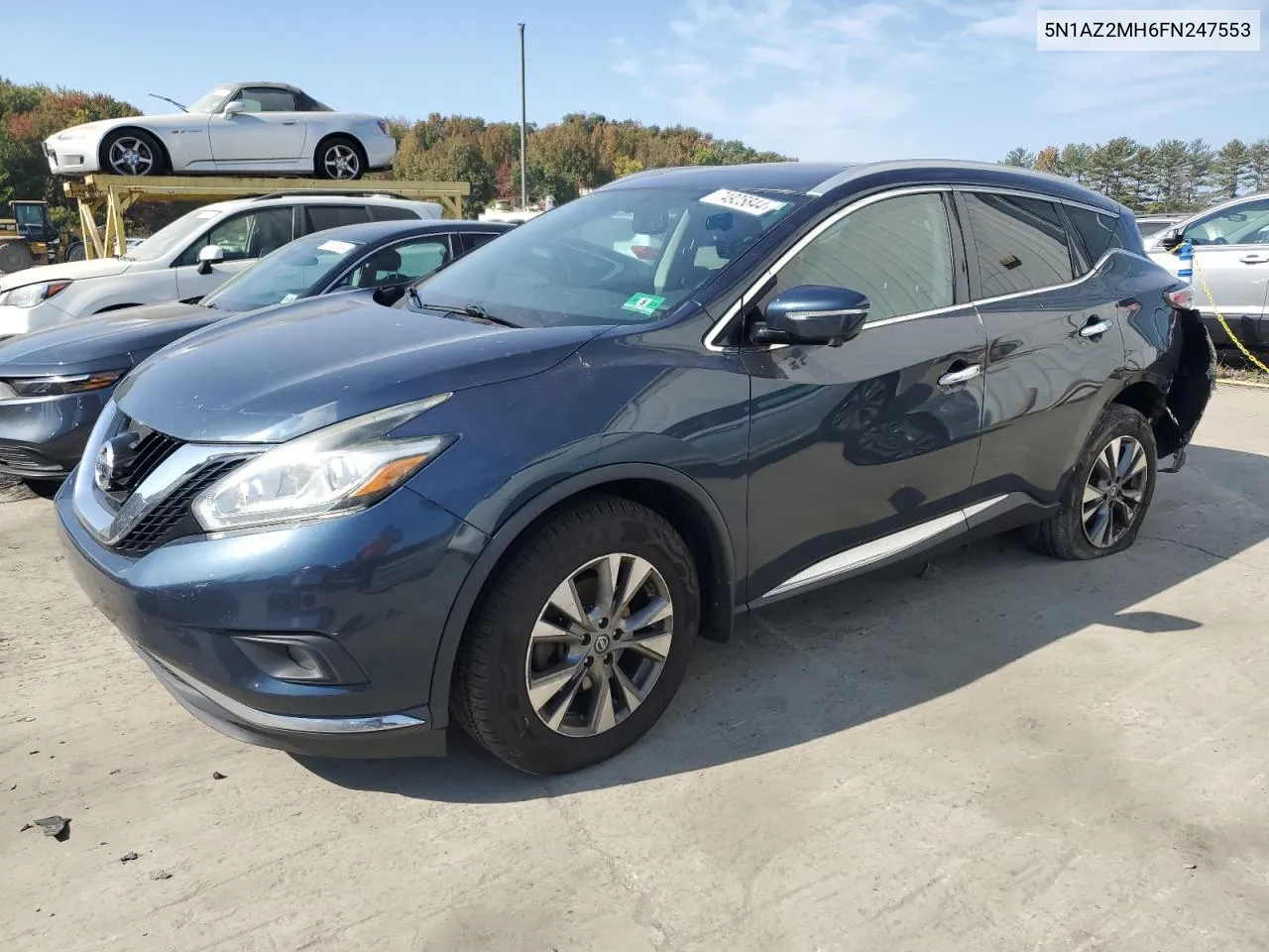 2015 Nissan Murano S VIN: 5N1AZ2MH6FN247553 Lot: 74925844