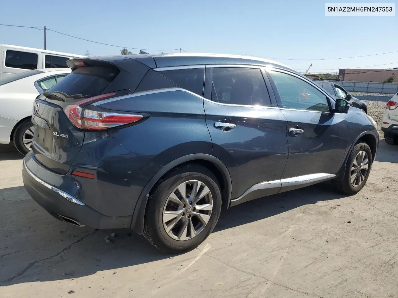 2015 Nissan Murano S VIN: 5N1AZ2MH6FN247553 Lot: 74925844