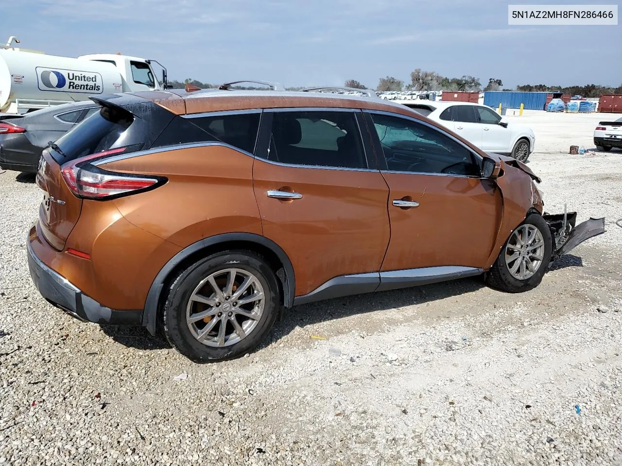 2015 Nissan Murano S VIN: 5N1AZ2MH8FN286466 Lot: 74936454