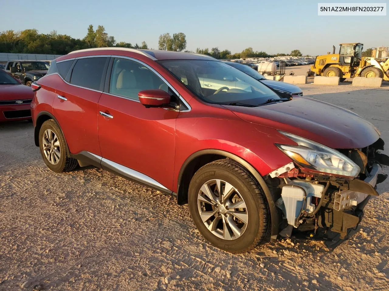 2015 Nissan Murano S VIN: 5N1AZ2MH8FN203277 Lot: 75054734